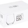 RCR Ego Water Glass 390 ml 6 Pcs - Image 2