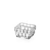 RCR 6-Piece Elegant Design Crystal Glass Stackable Bowl Set Clear 350ml
