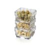 RCR 6-Piece Elegant Design Crystal Glass Stackable Bowl Set Clear 350ml - Image 3