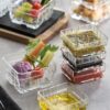 RCR 6-Piece Elegant Design Crystal Glass Stackable Bowl Set Clear 350ml - Image 4