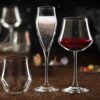 RCR Cristalleria Italiana Set Ego 18 Pcs Crystal Glasses and Goblets Black Edition - Image 2