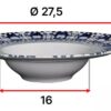SATURNIA NAPOLI K-Bowl 27,5 cm Alchimia Blu - Image 2
