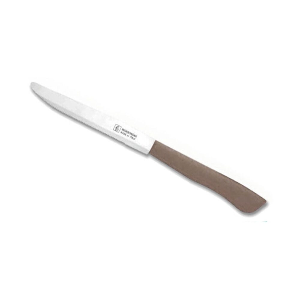 INOXBONOMI LUX BIVALVA 6 PCS STEAK KNIFE 12 Cm GREY