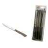 INOXBONOMI LUX BIVALVA 6 PCS STEAK KNIFE 12 Cm GREY - Image 2