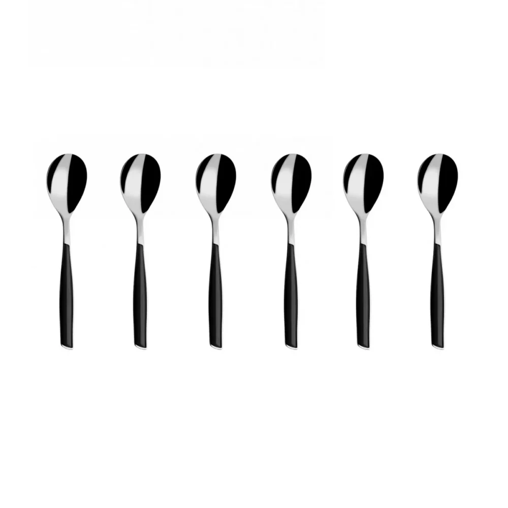 Bugatti GLAMOUR TABLE SPOON BLACK PIA 6 Pieces - Image 2