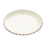 GURAL GBS ENT OTEL 21 CM FLAT SIDE BROWN PLATE