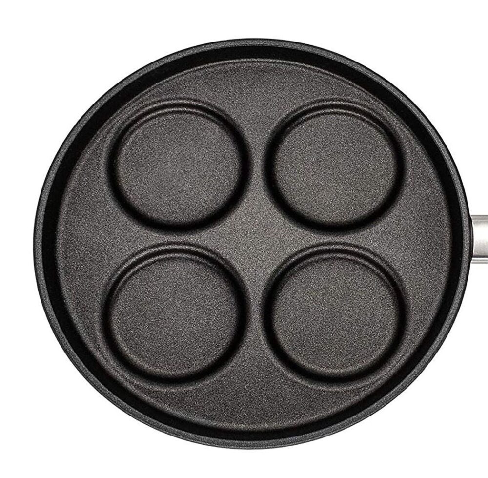 Eurolux Egg Pan - 26 cm, 5 cm High, with Detachable Handle, 4 Cavities - Image 3