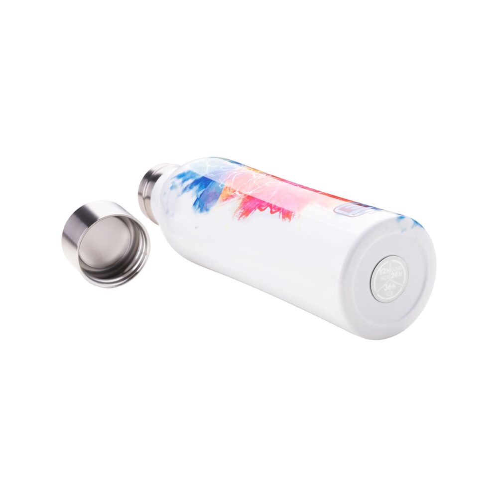 Bugatti Cutleries – BOT.TWIN 500 ml Watercolor Bottle, Red & Blue - Image 4