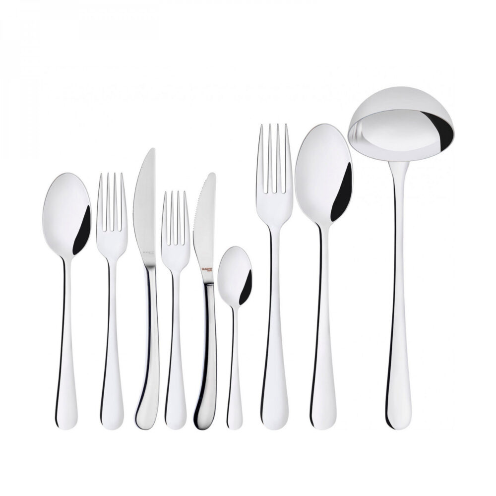 Bugatti Settimocielo 75-Piece Cutlery Set in Wengé Wood Box