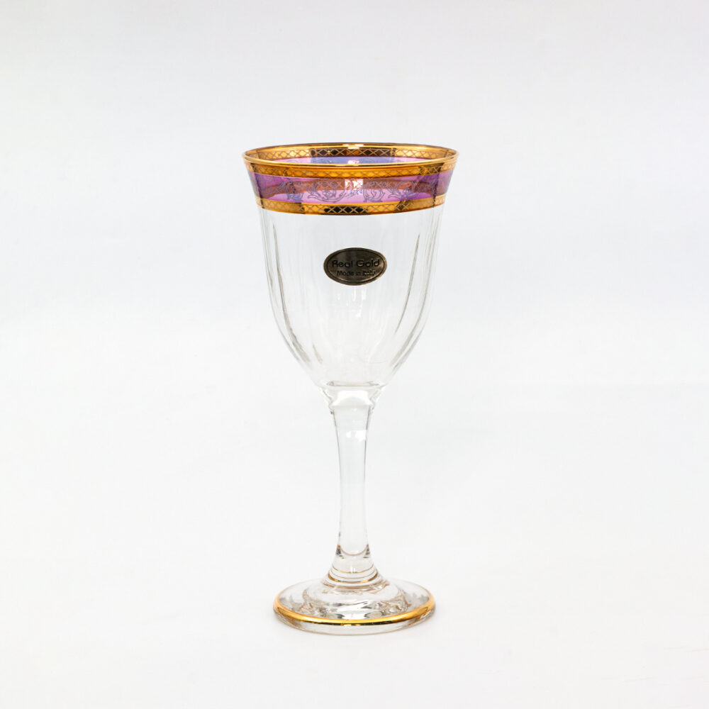 Art Décor Glass Set A477 Acqua Max Multi-Color Design - 6 Pieces - Image 5